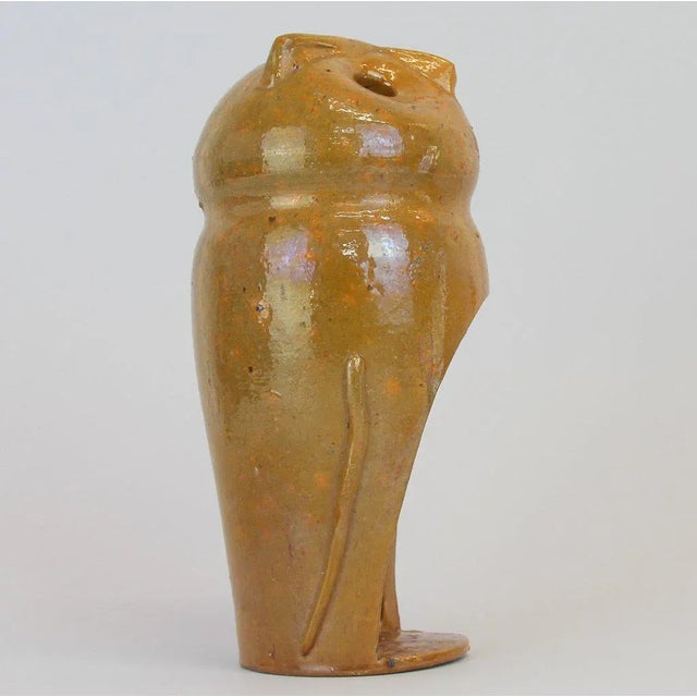 Ceramic Owl Candle Holder, 1950s For Sale - Image 4 of 6