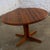 Brown Mid-20th Century Scandinavian Modern Dining Table Solid Teak Round to Oval Expanding by Glostrup Mobelfabrik For Sale - Image 8 of 18