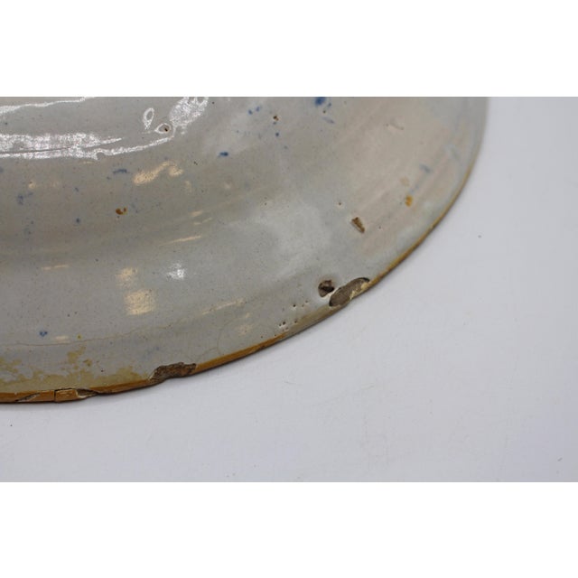 Ceramic Circa 1750 P. VandertStrom's Pottery De Vergulde Blompot Delft Fruit Bowl For Sale - Image 7 of 8