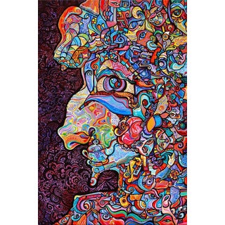 Alexander Arshansky, "The Hermit" Abstract/Cubist Piece For Sale