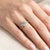Contemporary Natural Aquamarine Engagement Ring - March Birthstone Ring Us 7 For Sale - Image 3 of 5