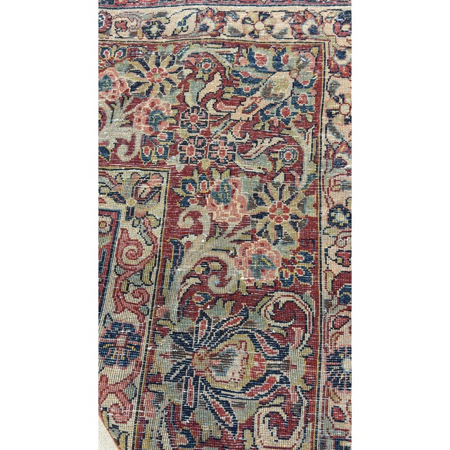 Antique Saruk Rug Size 8'5"x11'7" For Sale In Los Angeles - Image 6 of 11