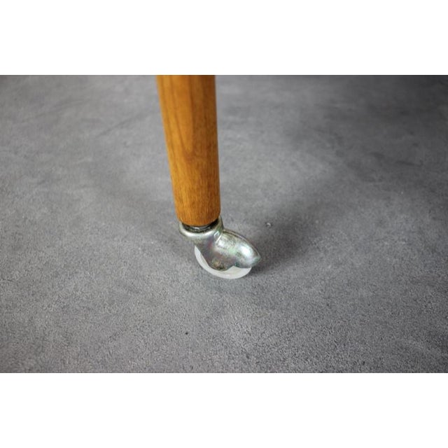 Danish Teak Folding Table with Stools by Poul Hundevad, 1960, Set of 4 For Sale - Image 11 of 13