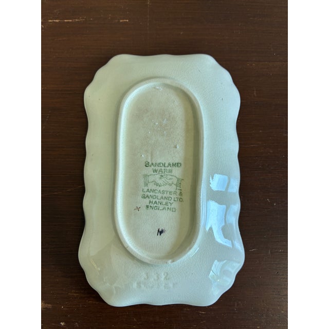Ceramic Vintage Sandland Ware "The Jolly Drover" English Pub Scene Soap Dish For Sale - Image 7 of 13