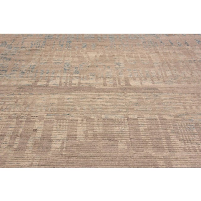 Textile Nazmiyal Collection Large Abrash Tribal Modern Rug For Sale - Image 7 of 7