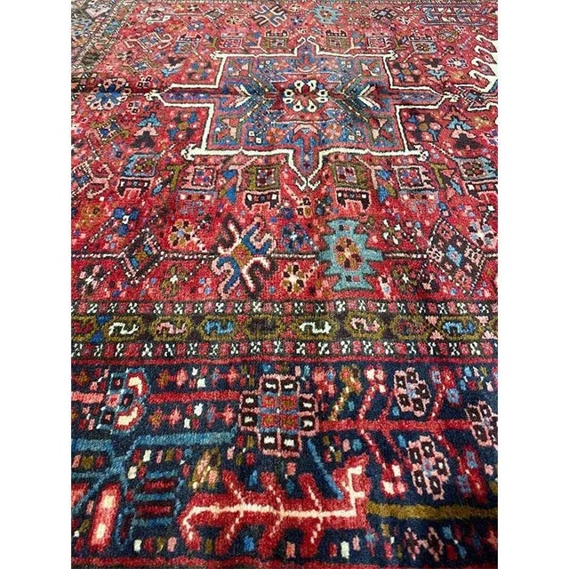 1950s Old Persian Karajeh Runner Rug 5’1″ X 14’5″ For Sale - Image 11 of 12