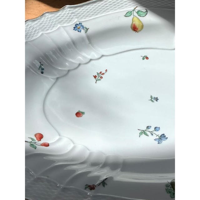 Vintage Richard Ginori Fruit Motif Ceramic Platter For Sale In West Palm - Image 6 of 11