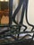 Metal Antique French Art Nouveau (Circa 1895-1910)Wrought Iron Hall Console With Mirror Attributed to Edgar Brandt For Sale - Image 7 of 12