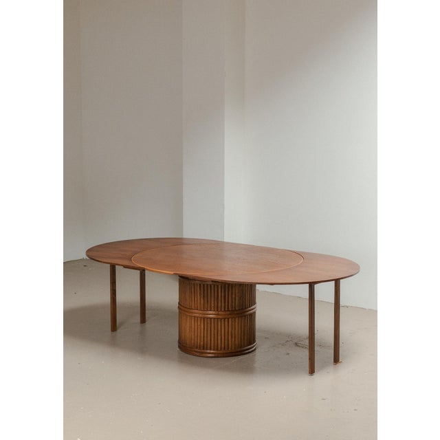 Bamboo Dining Table, Italy, 1970s For Sale - Image 3 of 9