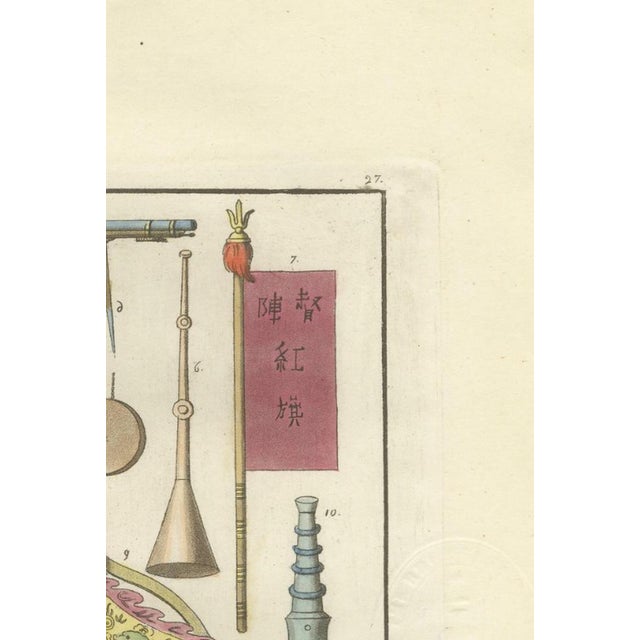 Ferrario, Chinese Military Equipment, 1815, Hand-Colored Engravings, Set of 2 For Sale - Image 14 of 18