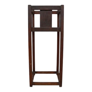 Stickley School Arts & Crafts Mission Oak Plant Stand C1920 For Sale