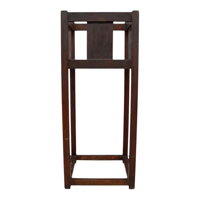 Stickley School Arts & Crafts Mission Oak Plant Stand C1920 For Sale
