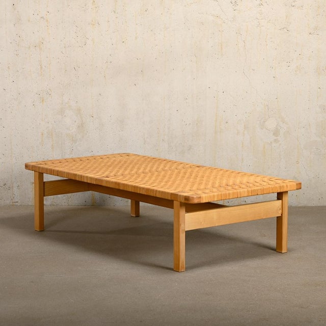 Elegant and rare large model bench / coffee tables (Model 5275) designed by Børge Mogensen for Fredericia Stølefabrik,...