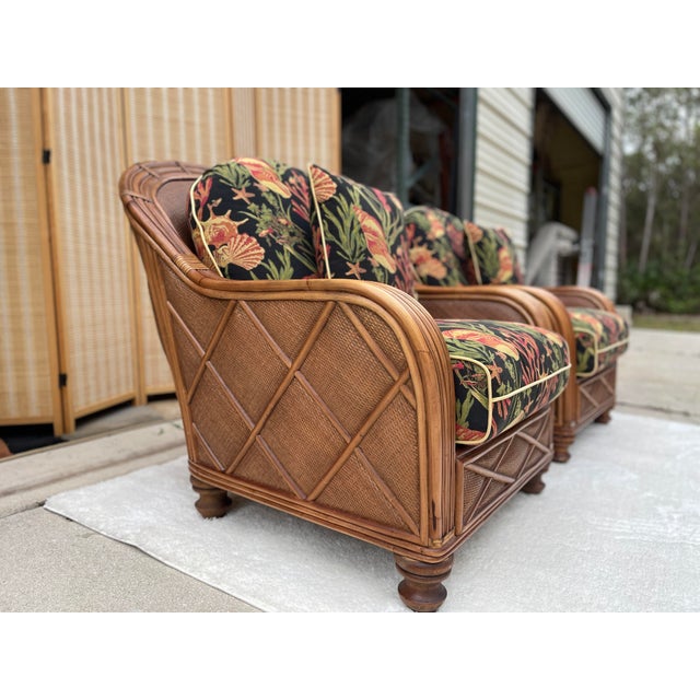 Bring the charm of the coast into your home with this stunning set of two Braxton Culler brand chairs, crafted from all-...