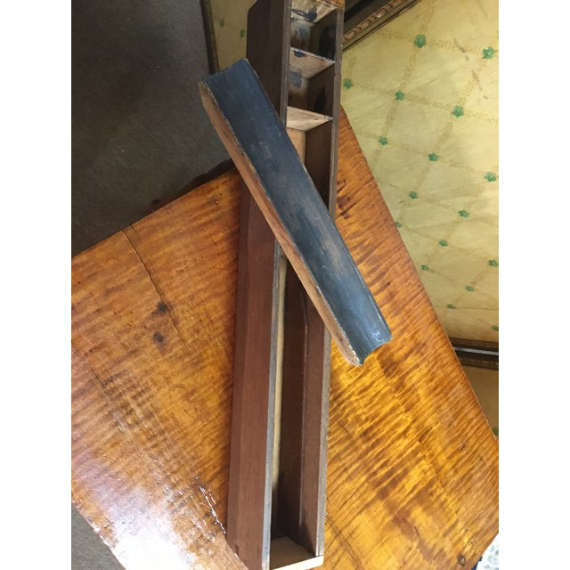 Chestnut American Sheraton Tiger Maple Three-Drawer Drop Leaf Writing Table C1810 For Sale - Image 8 of 10