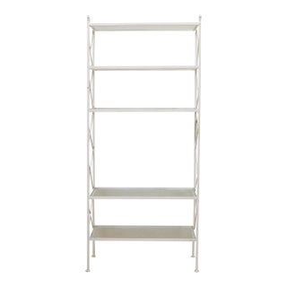 Vintage White Plant Shelf For Sale
