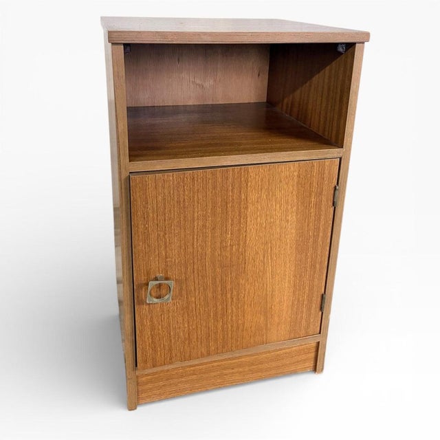 Wood Mid-Century Wooden Bedside Cabinets, Set of 2 For Sale - Image 7 of 14