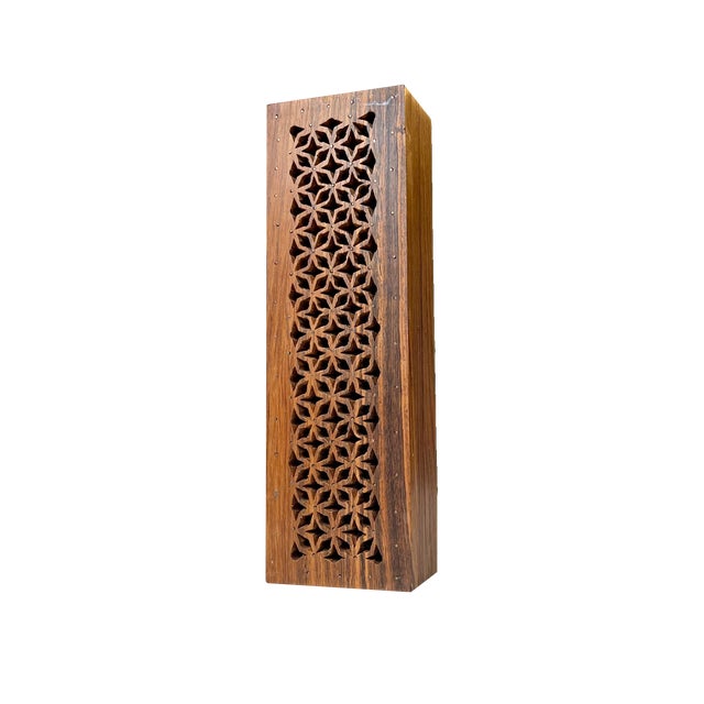 Vintage Rosewood Trinket Jewelry Box, 1960s For Sale