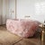 Modern Luxury Natural Rose Quartz Freestanding Bathtub, Handcrafted Pink Crystal Stone Soaking Tub For Sale - Image 3 of 9