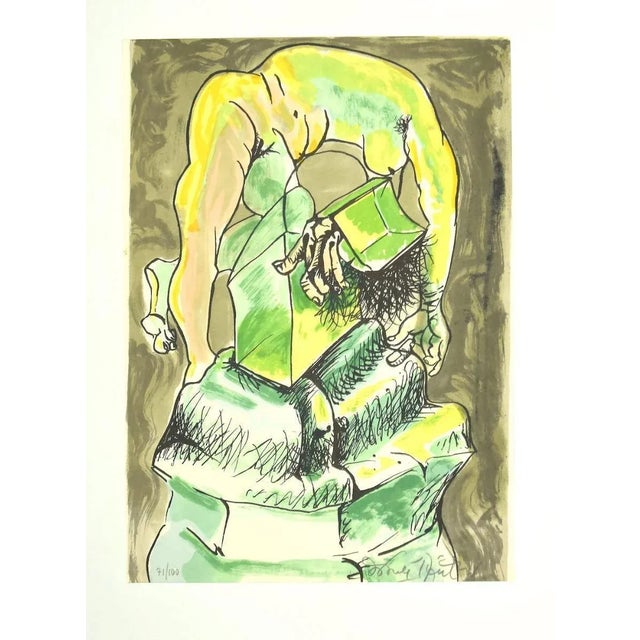 Daniele Dimitri, Vegetation, Late 20th-Century, Lithograph For Sale - Image 3 of 3