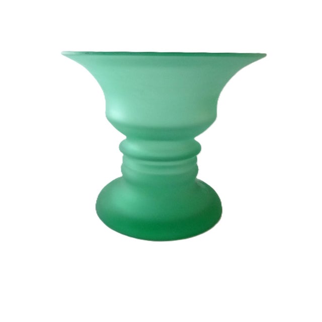 Large Art Glass Urn or Vessel, 1990's For Sale - Image 4 of 9