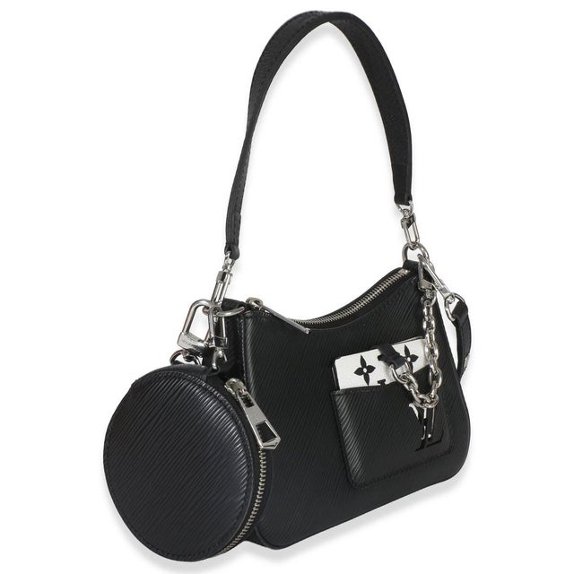 Contemporary Black Epi Monogram Marellini For Sale - Image 3 of 8