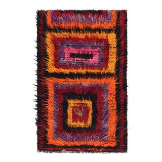 Vintage Tulu Rug With Colorful Geometric Patterns, From Rug & Kilim For Sale