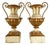 Palm Holders in Lacquered and Gilded Wood, Set of 2 For Sale
