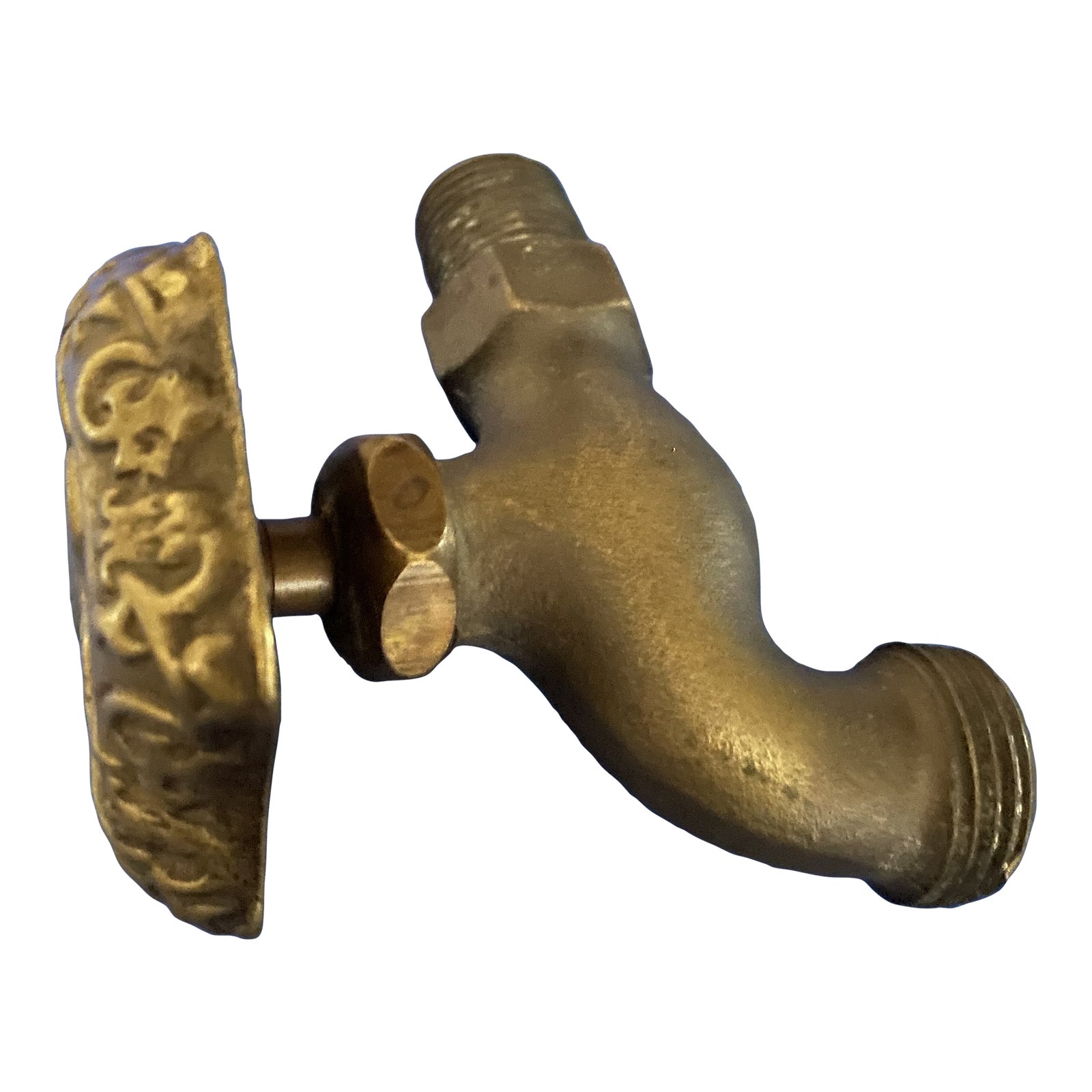 Late 20th Century Brass Hummingbird Water Spicket Faucet Chairish