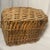 Mid-Century Appalachian Split Oak & Hand-Twisted Willow Gathering Basket With Bentwood Handle For Sale - Image 6 of 12