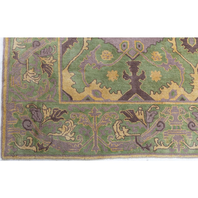 Traditional Doris Leslie Blau Vintage Chinese Art Deco Wool Rug For Sale - Image 3 of 8