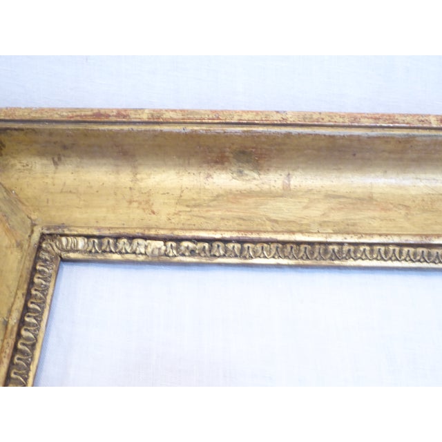 19th Century French Giltwood Painting Frame For Sale - Image 4 of 4