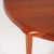 1960s Mid-Century Danish Solid Round Teak Coffee Table by John Boné for Mikael Laursen For Sale - Image 5 of 6