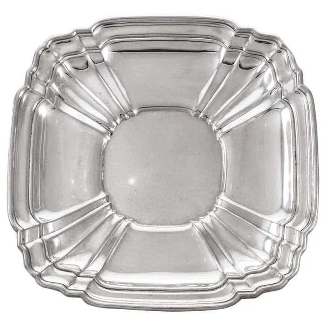 Metal 1950s Sterling Midcentury Dish For Sale - Image 7 of 7