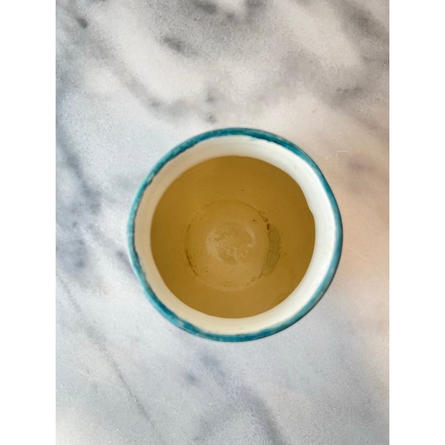 Hand Painted Porcelain Vase For Sale - Image 4 of 8