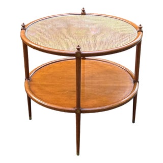 Vintage Mid Century Nahon of New York Round Center Table For Sale