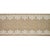 A rustic linen ground keeps intricate embroidered lacework from getting too precious on this gorgeously feminine accessory...