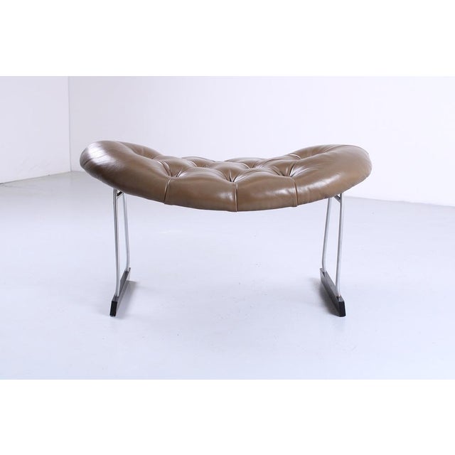 F592 Leather Hocker Ottoman by Geoffrey Harcourt for Artifort, 1960s For Sale - Image 11 of 17