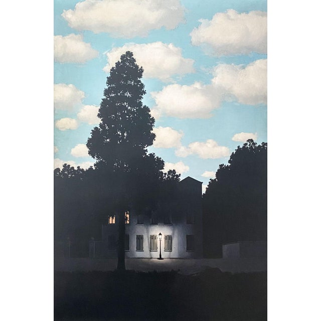 Contemporary René Magritte Empire of Light Official Exhibition Poster For Sale - Image 3 of 3