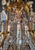1940s Crystal Chandelier Purple and Bohemian Czech Crystals Floral European Design For Sale - Image 9 of 12
