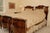 Inlaid walnut pair of Italian 19th century twin beds with bombe headboards and footboards. Superior craftsmanship with...
