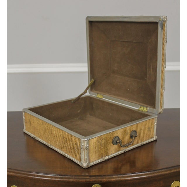 Bronze Neoclassical Dresser Top Jewelry Box For Sale - Image 8 of 13