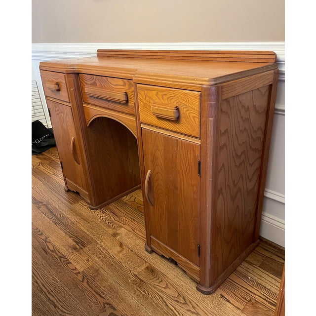 Early 20th Century Early 20th Century Oak Buffet For Sale - Image 5 of 9