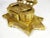 Mid 20th Century Solid Brass Desk Double Inkwell and Pen Holder For Sale - Image 6 of 11