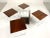 Wood Rosewood Poul Norreklit Magic Puzzle Cube Nesting Tables For Sale - Image 7 of 12