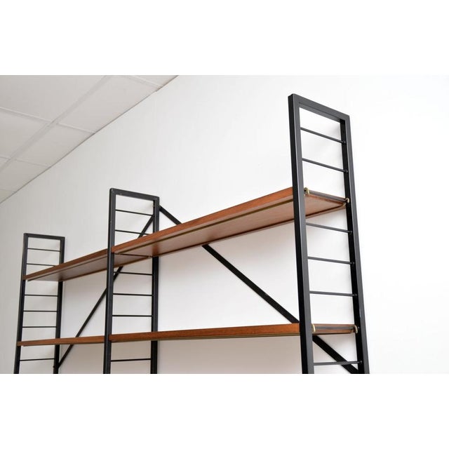 1960s Vintage Teak Ladderax Bookcase Shelving from Staples Cricklewood, 1960 For Sale - Image 5 of 13
