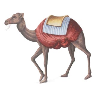 Sample for India Panoramic Murals Hand Painted Scenic Wallpaper For Sale