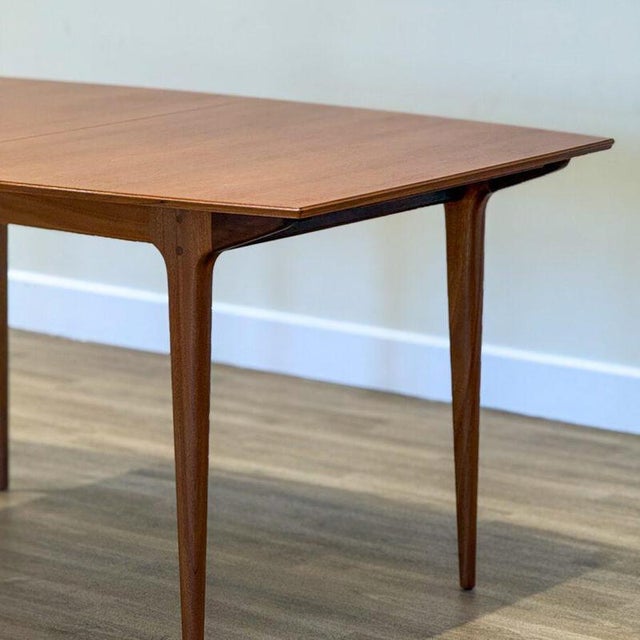 Brown Small Extending Dining Table by Tom Robertson for Mcintosh, 1960s For Sale - Image 8 of 17