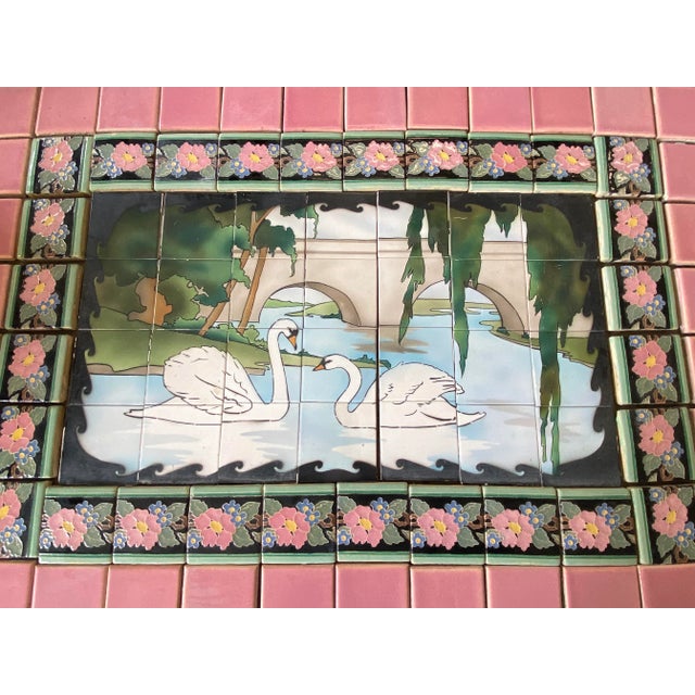 Art Deco 1920s Early California Tile Companies Calco/Claycraft Mural For Sale - Image 3 of 13