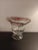 1980s Bormioli Rocco in Italy Clear & Amethyst Umbra Pedestal Vase For Sale In Dallas - Image 6 of 6